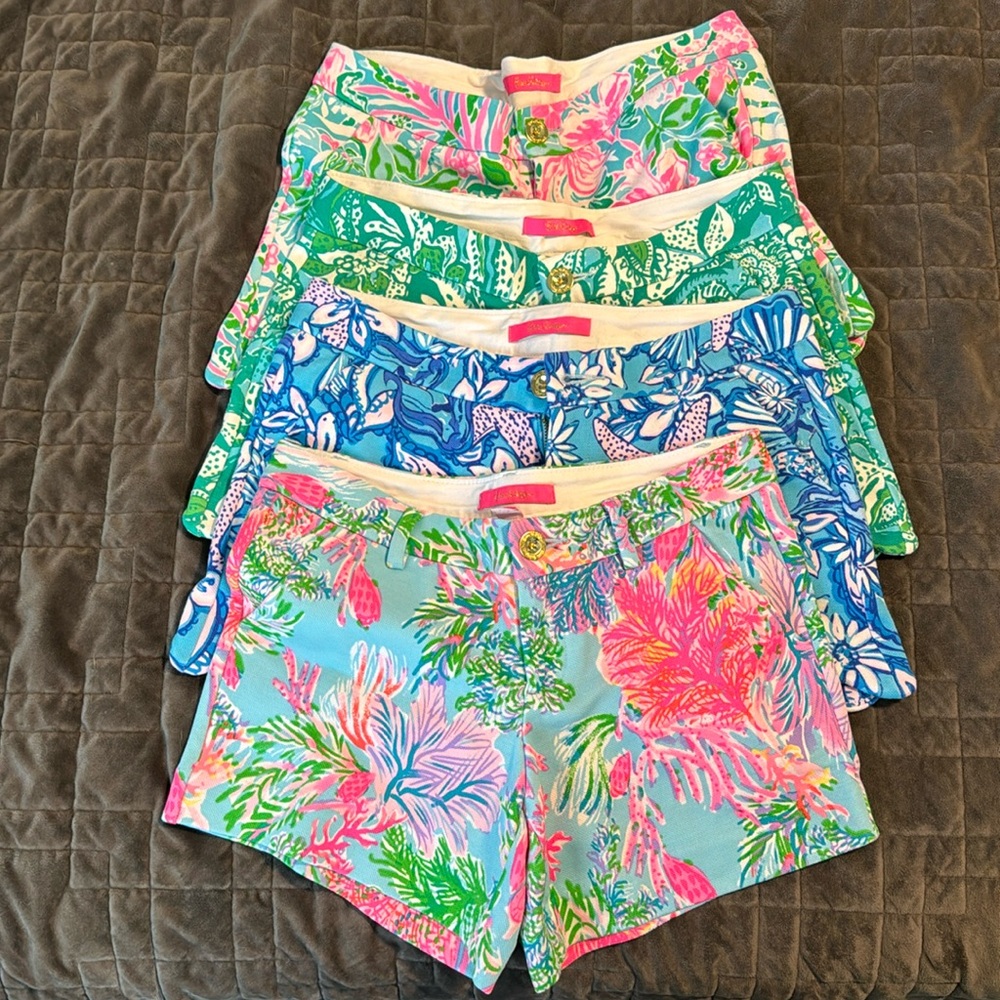 Lilly Pulitzer Buttercup &  Callahan knit shorts